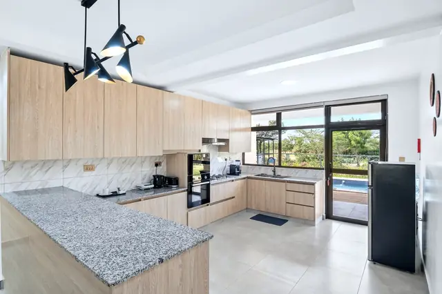 Level 0 kitchen at OSOTUA Villa 18